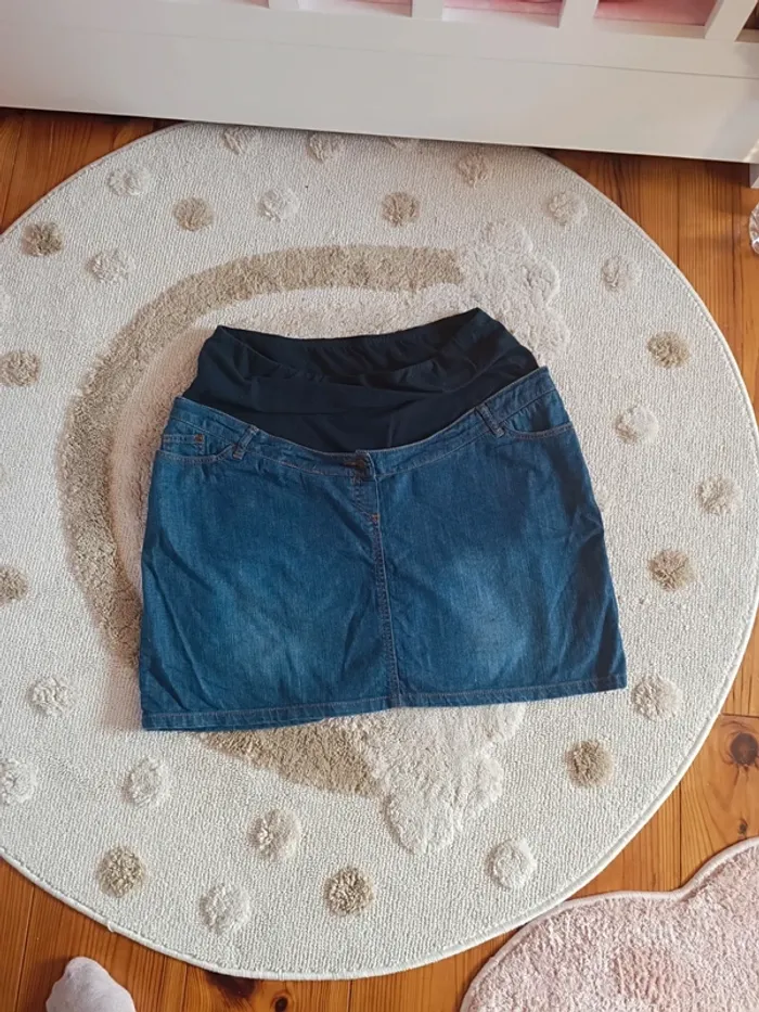 Jupe de grossesse en Jean Colline Taille XXL - 48