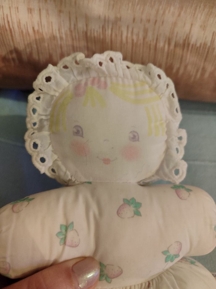 Doudou poupée corolle vintage - photo numéro 2