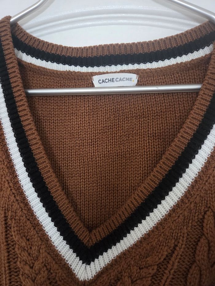 Pull court torsadé Cache-cache - photo numéro 2