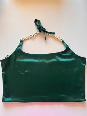 Magnifique Haut bustier vert