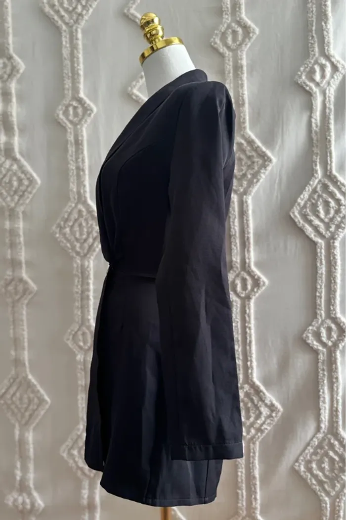 Robe blazer combi-short noire AMISU – taille 34 / XS – chic & pratique classy - photo numéro 6