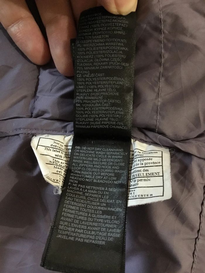 Doudoune légère pour fille The North Face violet clair taille S (7/8) 087 - photo numéro 16