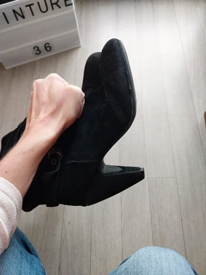 Botte à talons femme pointure 36 - photo numéro 5