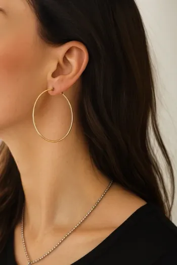 Superbe boucles d’oreilles , pendantes, anneaux, créoles doré