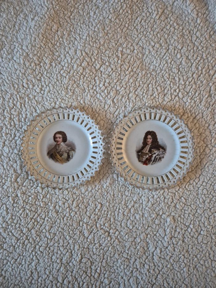 Assiettes porcelaine de Saxe