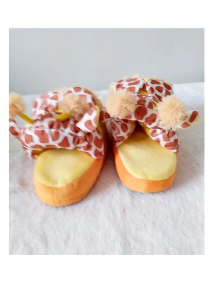 Chaussons pantoufles girafe pour enfant pointure 28-30 - photo numéro 5