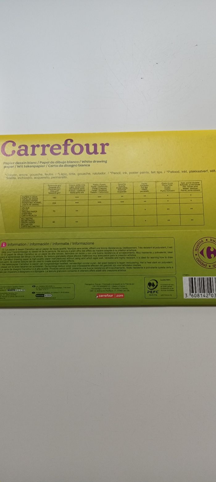 Papier dessin 180g - photo numéro 2