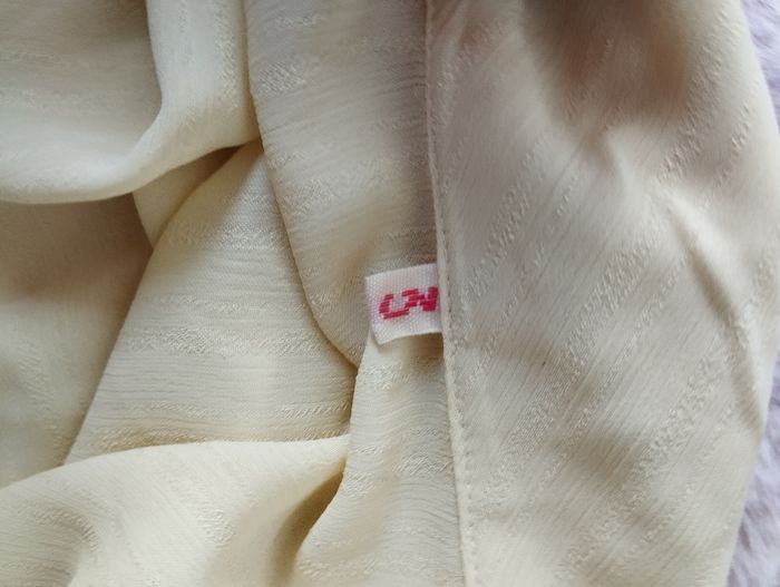 Chemise manches courtes vintage jaune pastel - photo numéro 4