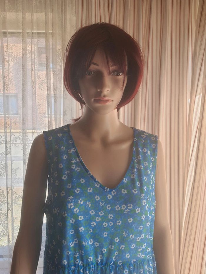 Robe Bel & Bo bleue flories taille 40 - photo numéro 4