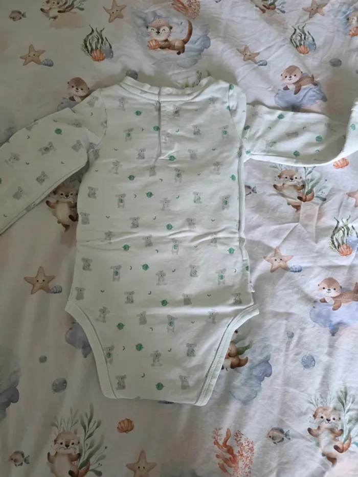 Ensemble bébé 12 mois – Salopette koala + body Sergent Major - photo numéro 7