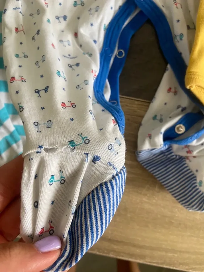 Lot pyjama + body Petit Bateau - photo numéro 4