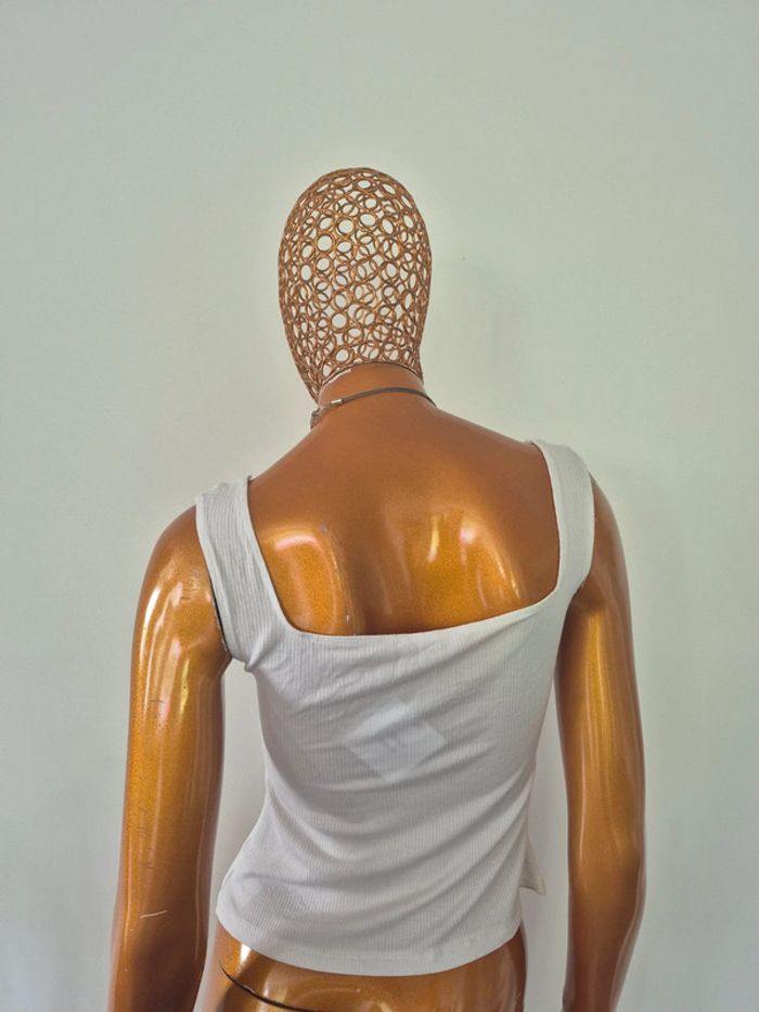 Débardeur Femme Blanc Cassé - photo numéro 2