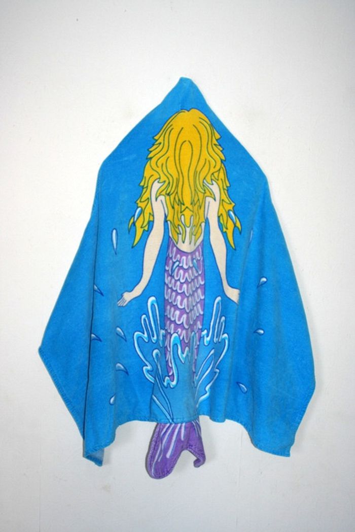 Cape de plage enfant Sirène