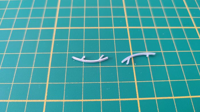 Lot x2 clignotants arrière pièce détachée miniature Jada Toys Dodge Viper SRT10 2008 1/24 1/24e 1/24