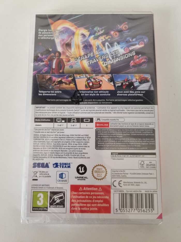 Sonic racing crossworlds nintendo switch - photo numéro 2