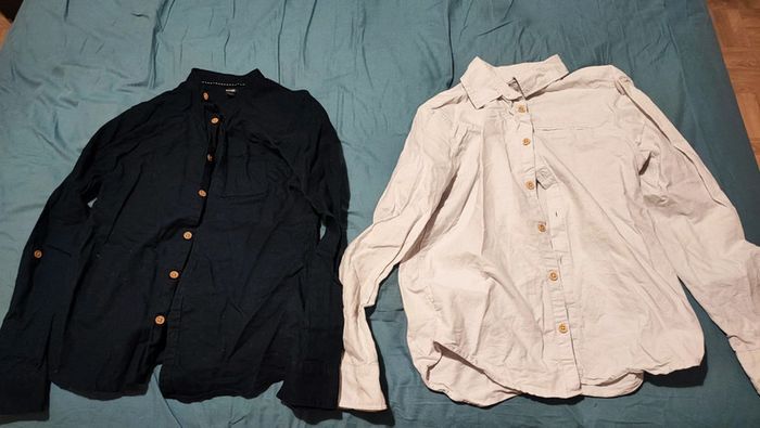 Lot de 2 chemises manches longues