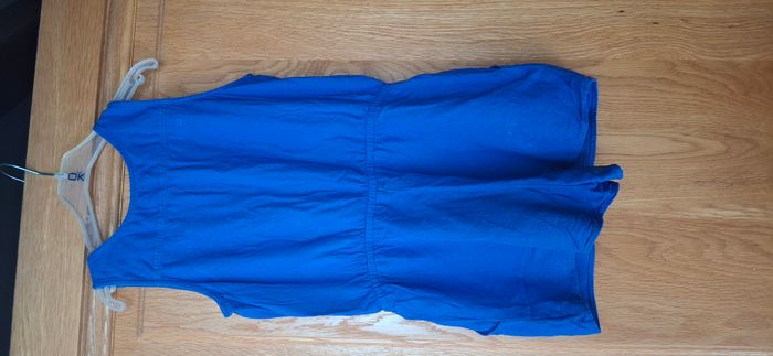 Combinaison short bleu marque H&M taille 8-9 ans - photo numéro 2