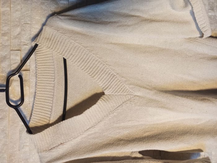 Pull Crème Manches mi longues Femme Taille M - photo numéro 2