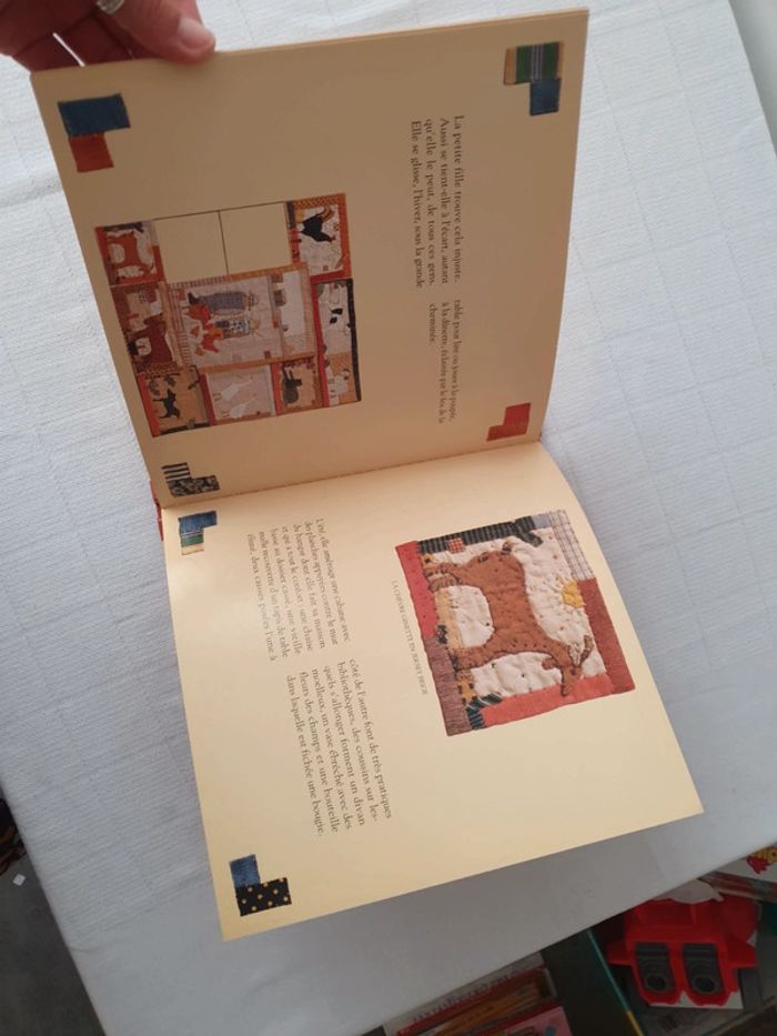 Les chiffons de Lucie - Livre histoire + tissu Patchwork Loisir créatif - photo numéro 4