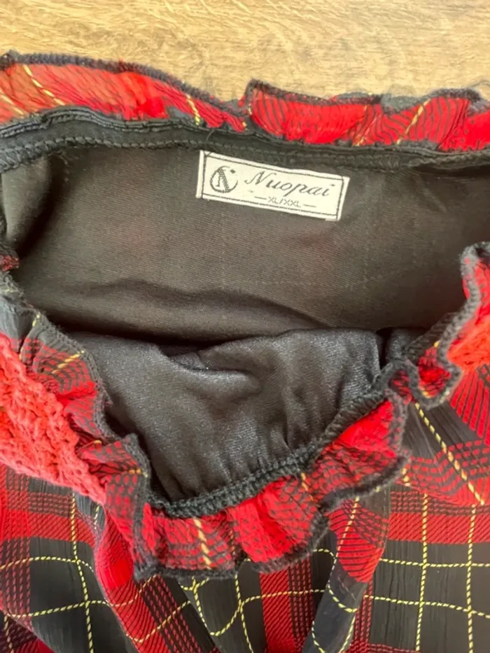 Blouse à carreaux Nuopai - photo numéro 4