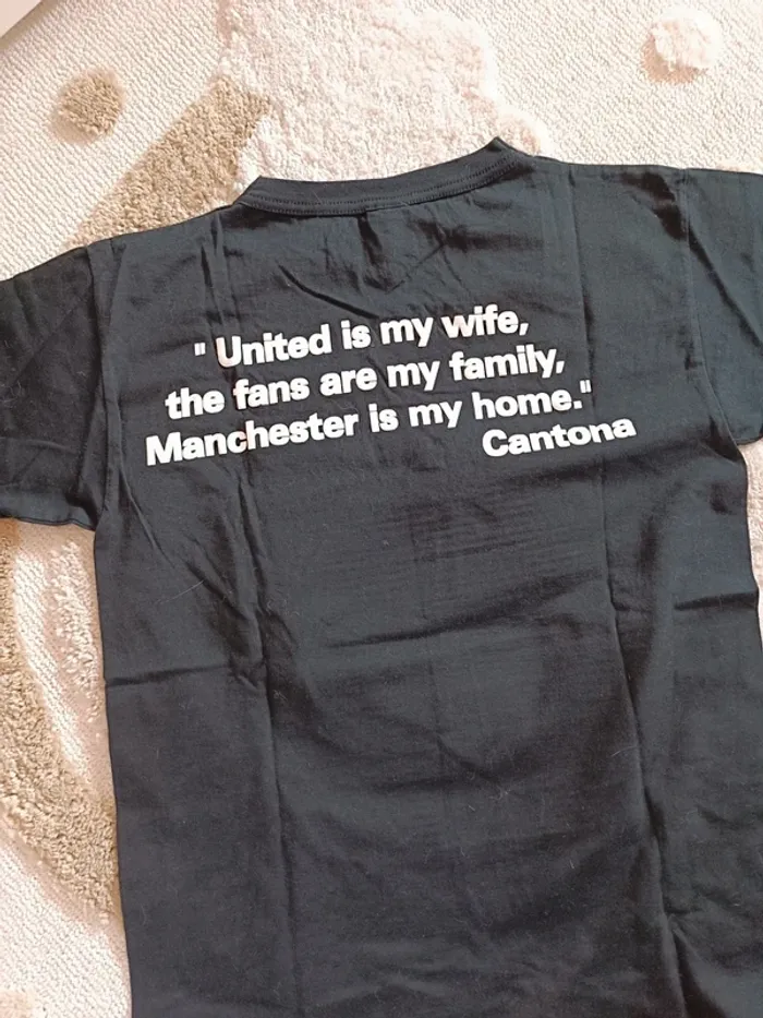 T-shirt collector années 90's Eric Cantona/ Manchester United