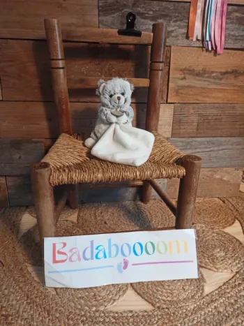 Doudou ours flocon Baby nat tbe