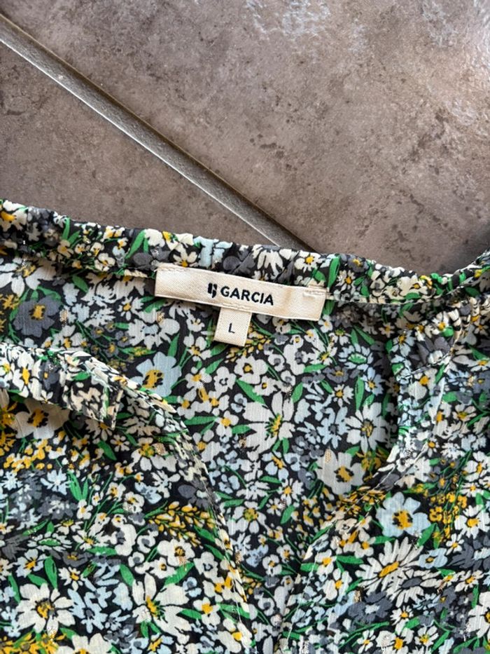 Jolie blouse fleurie Garcia taille L - photo numéro 2