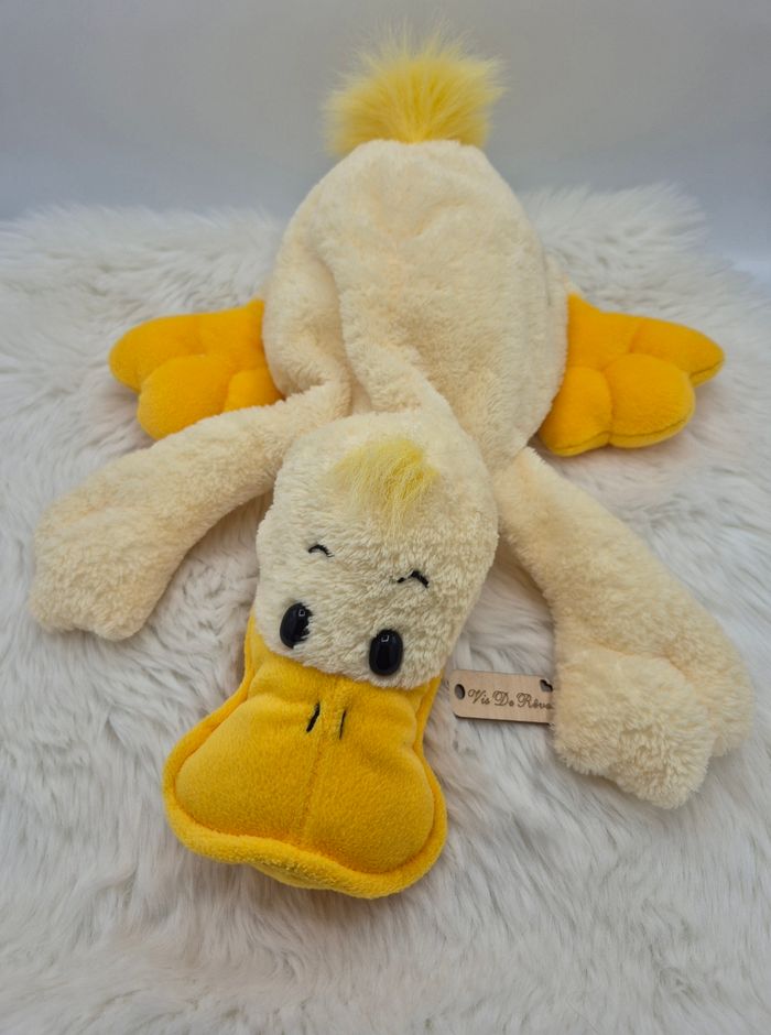 Doudou peluche canard canneton jaune Anna Club Plush - photo numéro 3