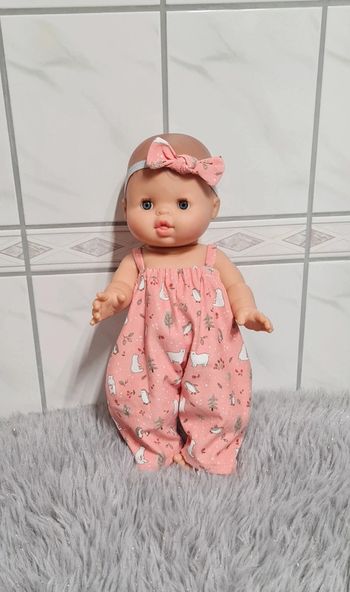 Salopette pour minikane ou paola reina 34cm
