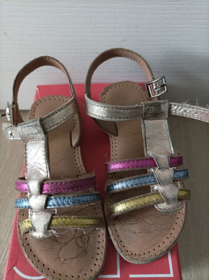 Sandales filles multicolore - photo numéro 2