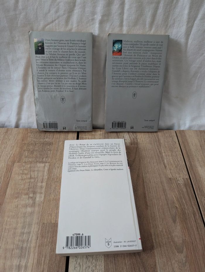 Lot livres le seigneur des anneaux - photo numéro 2