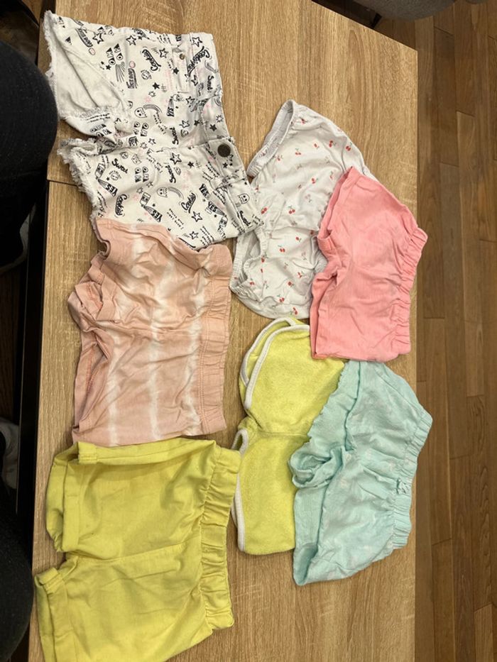 Lot 7 shorts 2ans