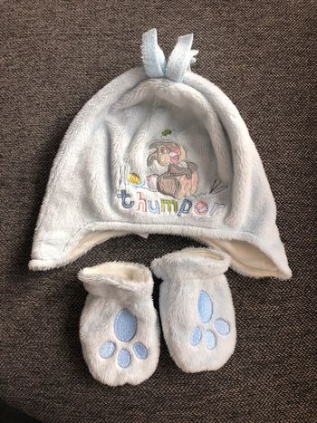 Bonnet moufles disney pan pan