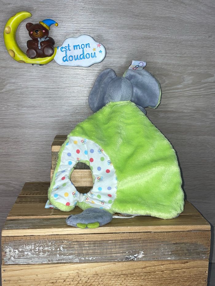 NOU149 doudou éléphant 🐘 nounours - photo numéro 2