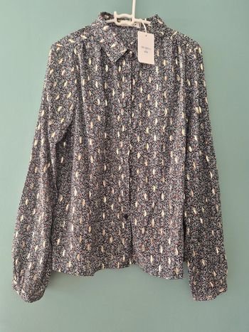 Chemise femme a motifs, neuve, Emma et Ella, taille L