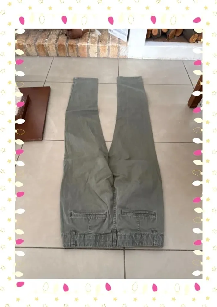 Lot de 2 chino kaki 14 and - photo numéro 4