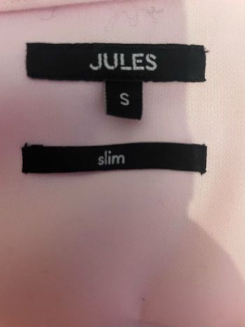 Chemise rose clair anti froissement 