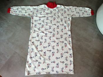 Chemise de nuit épaisse imprimée souris Taille unique