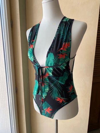Maillot de bain 1 pièce tropical S
