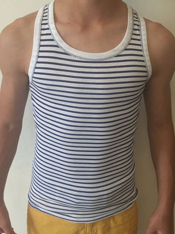 Débardeur marin#taille 10/12 ans#neuf