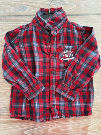 Chemise Lulu  castagnette 3 ans