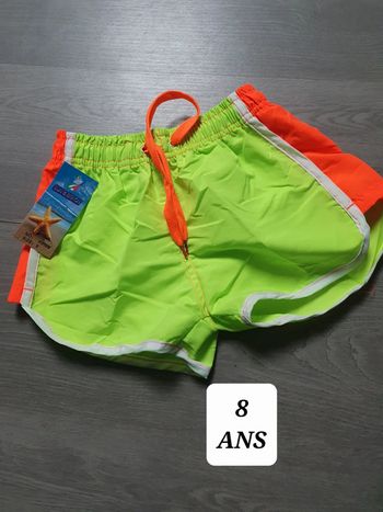 Short de bain 8ans