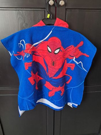 Poncho de bain spiderman 