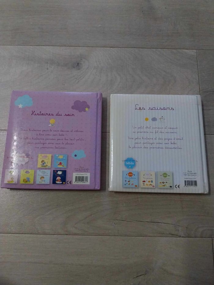 Lot de 2 livres "Histoires du soir" et "Les saisons" - photo numéro 2