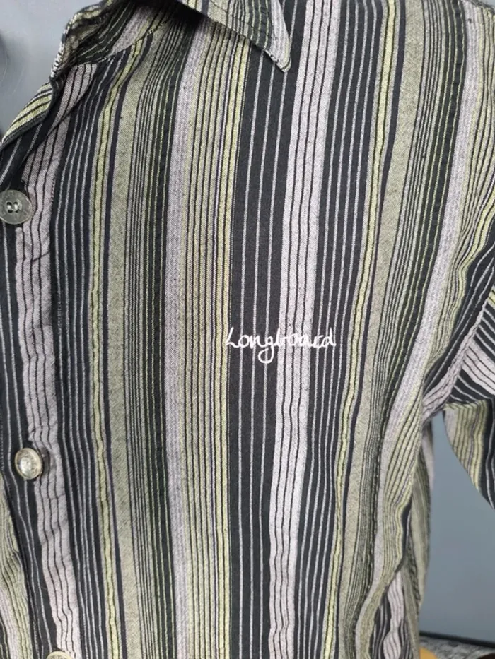 chemise manches courte longboard / homme taille XL / brodé (414) - photo numéro 3