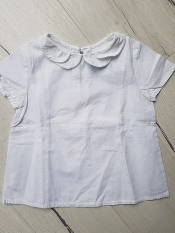 Blouse blanche jacadi 5ans neuve