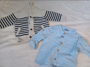 Gilet et chemise 9 mois TAO