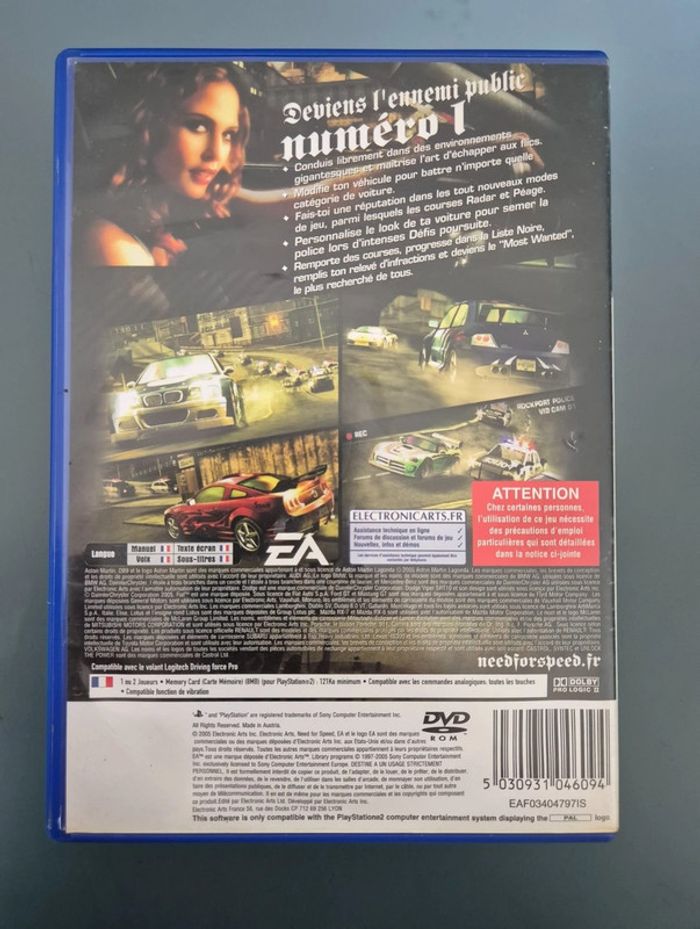 Need For Speed Most Wanted Playstation 2 - photo numéro 3