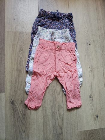 Lot de 3 pantalons légers Verbaudet 18 mois 81 cm