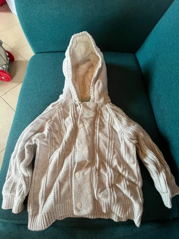 Gilet moumoute taille 86 cm